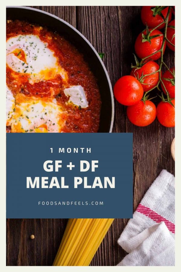 1 month gluten-free dairy free meal plan