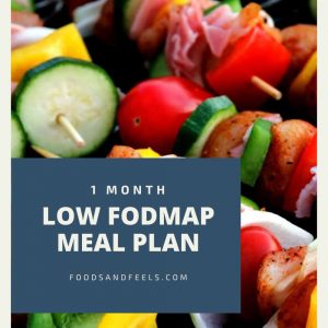 1 month low FODMAP meal plan