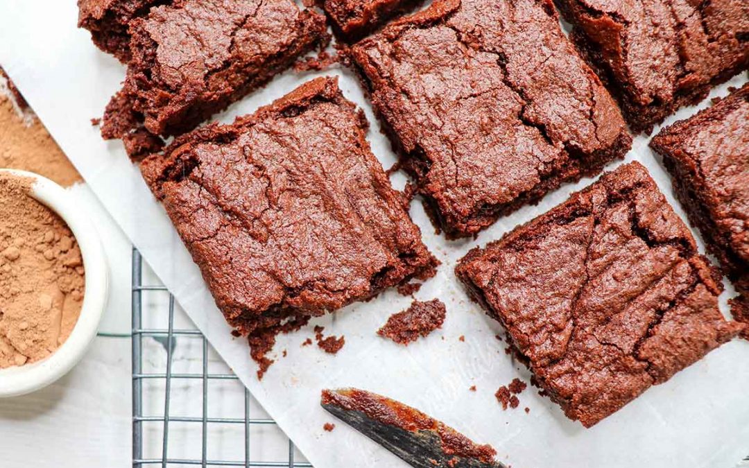 cut up brownies