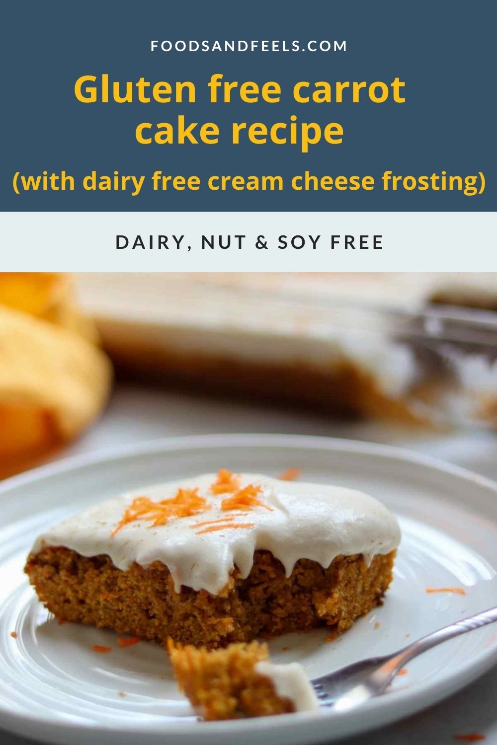 gluten free carrot cake pinterest pin