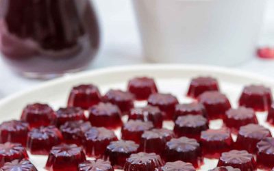 Healthy Homemade Pomegranate Gelatin Gummies Recipe