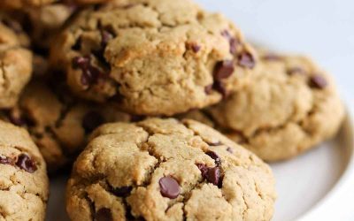 Maple Oat Flour Chocolate Chip Cookies