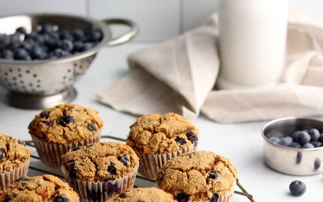 Tiger Nut Flour Blueberry Muffins (Paleo & Gluten Free)