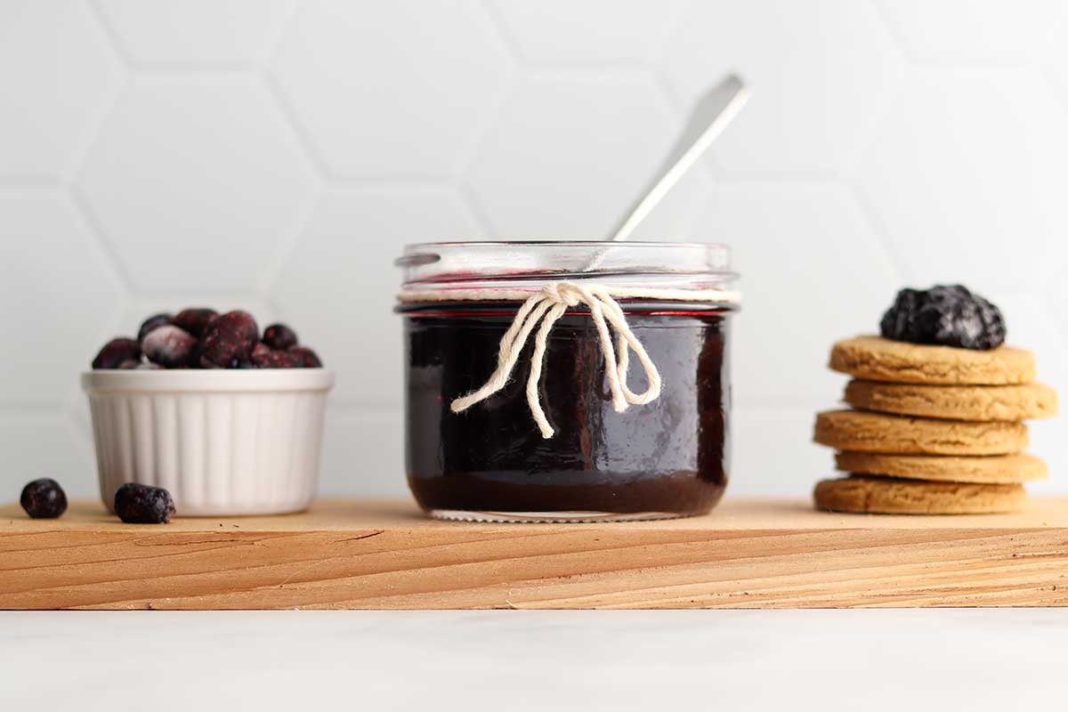 Haskap Berry Jam Recipe (Sugar Free)