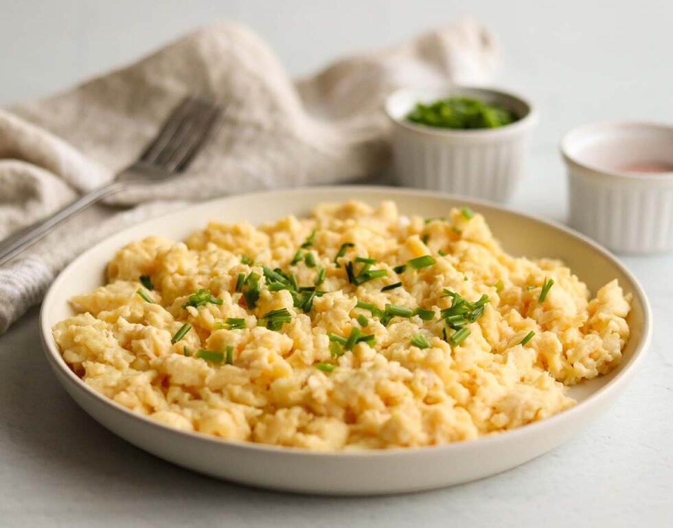 Scrambled Eggs without Milk (Dairy Free)