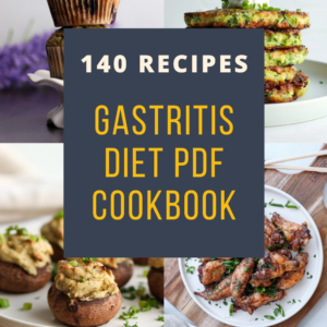 gastritis recipes cookbook cover page